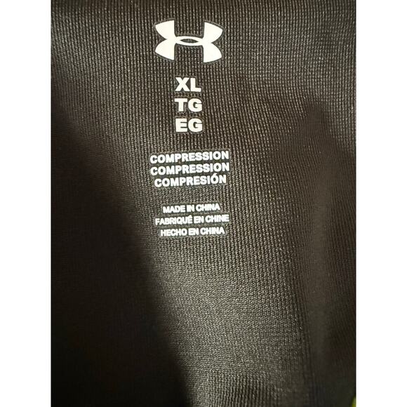 Under Armour Mid Crossback Strappy Sports Bras Womens Sz XL Green Purple Print - Picture 8 of 9